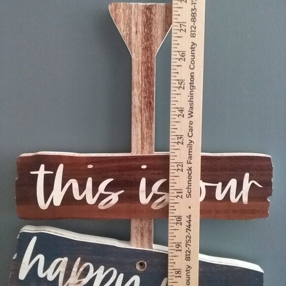 This is our happy place sign lake theme - Picture 2 of 2